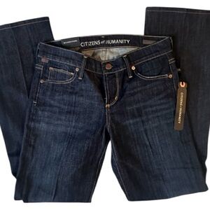 Citizens Of Humanity DITA Petite Low Rise Bootcut Jeans NWT